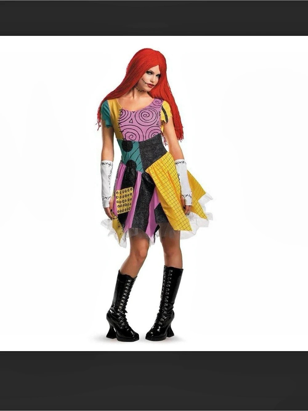 Disney Sally Deluxe Halloween Costume Women's Size Small Halloween Costume NWOT